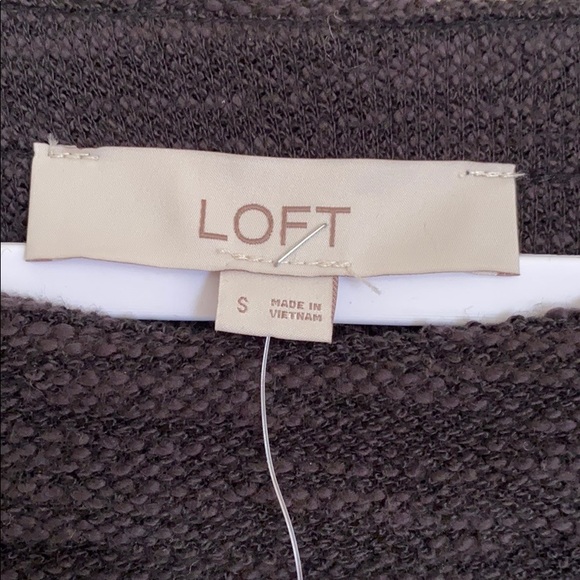 🆕 Ann Taylor LOFT Tweed Knit Navy Sweater - Picture 4 of 7